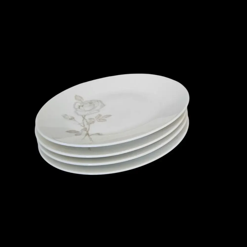 Rosenthal Raymond Loewy Classic Rose Dessert Plates Set of 4 Germany
